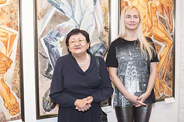 Opening of a personal exhibition in the gallery Artspase.kz September 30, 2016 in Almaty, Kazakhstan.